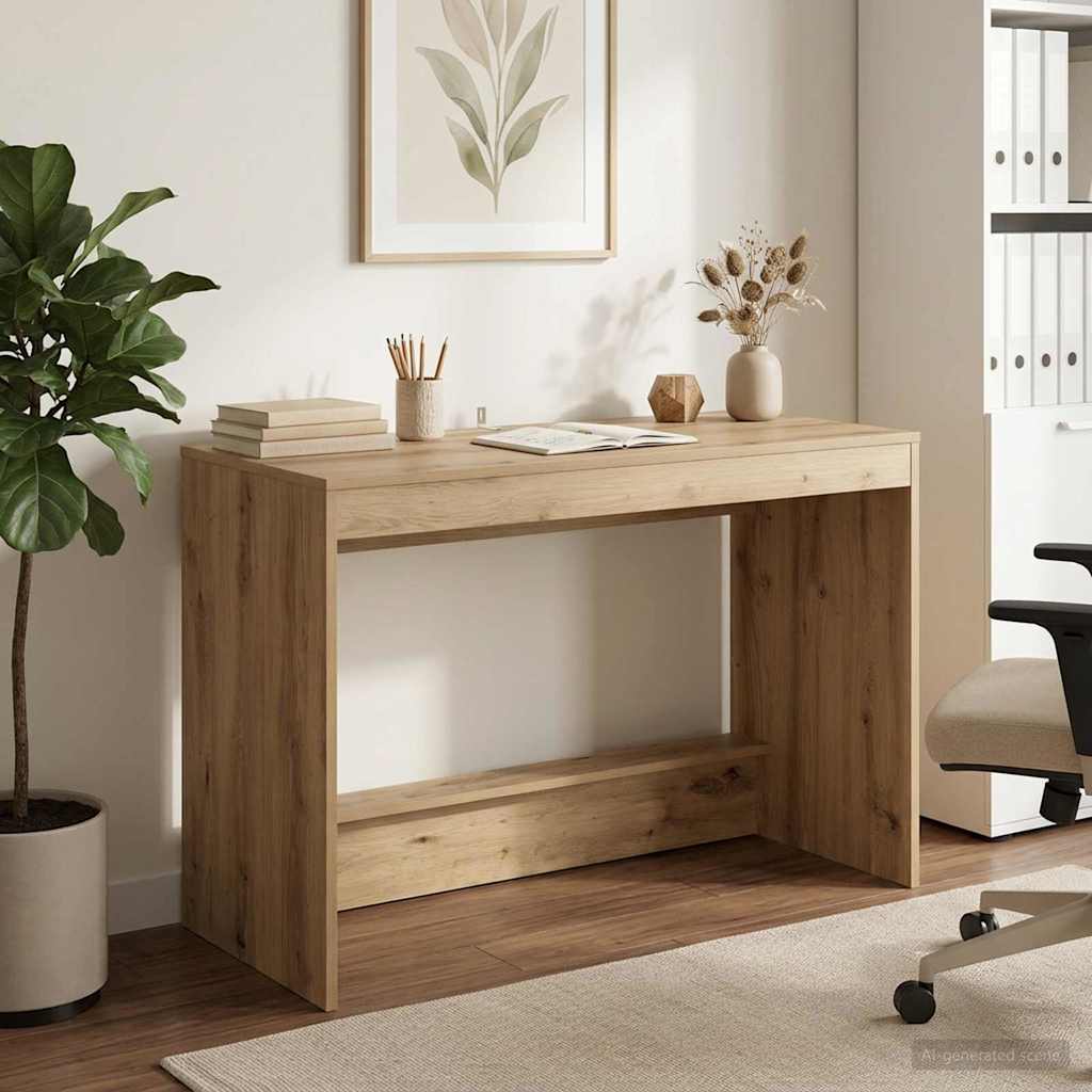 vidaXL Biurko łóżkowe Dąb artisan Drewno inżynieryjne 100 x 45 x 75 cm