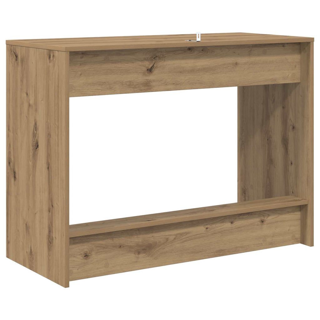 vidaXL Biurko łóżkowe Dąb artisan Drewno inżynieryjne 100 x 45 x 75 cm