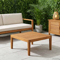 vidaXL Stół Ogrodowy Lite Drewno Akacji naturalny 60 x 60 x 30 cm