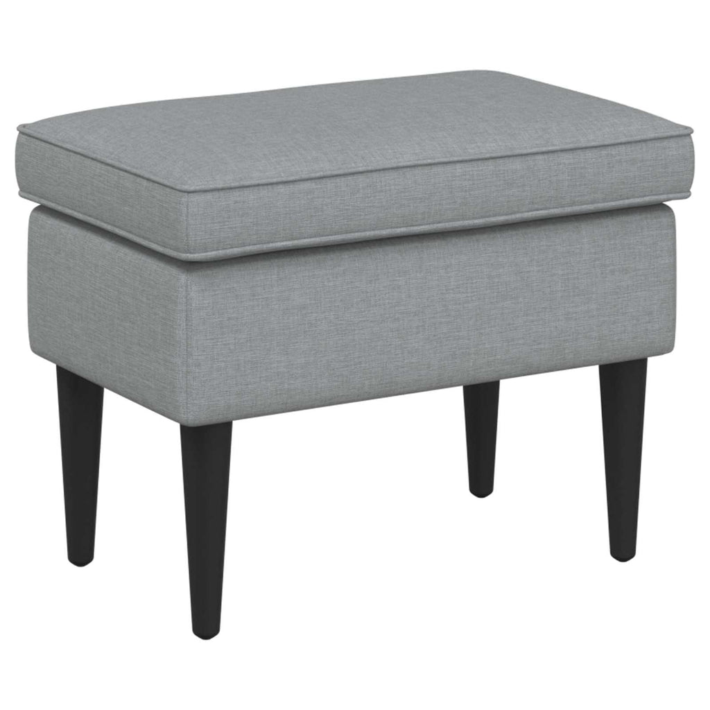 vidaXL Fotel z podnóżkiem 2 szt. jasnoszary tkanina