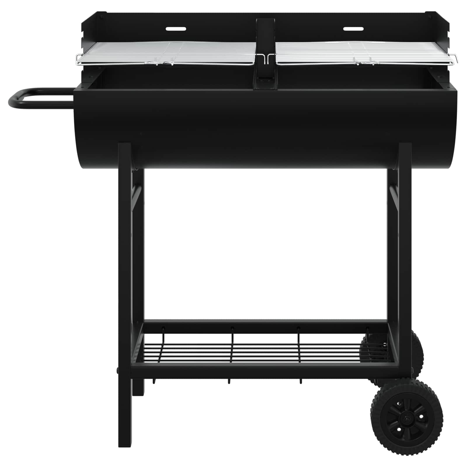 vidaXL Grill węglowy 96,5 x 42,5 x 88,5 cm Czarny
