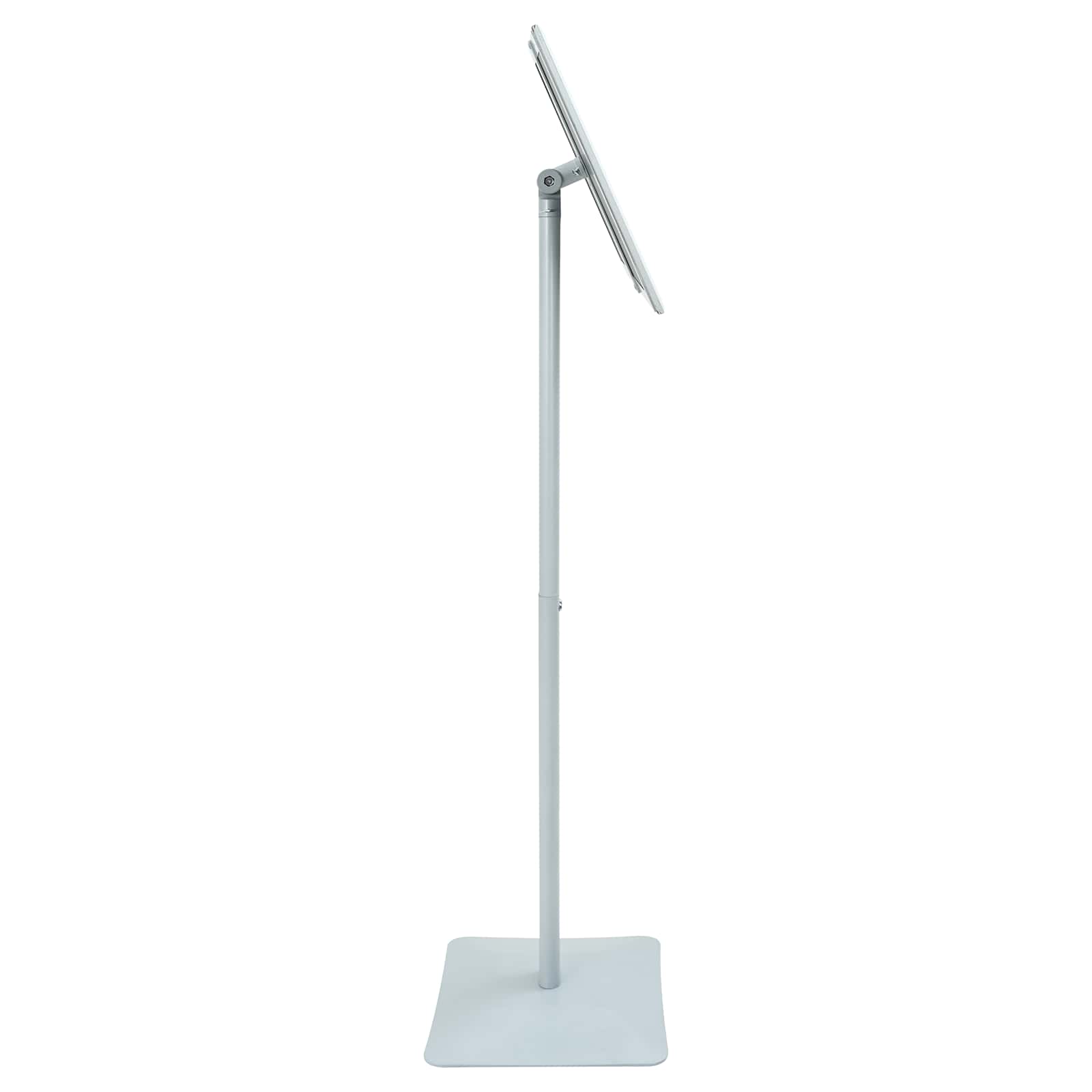 vidaXL Stojak na plakaty Srebrny 32,5 x 27 x 126 cm Żeliwo