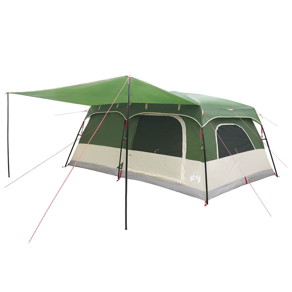 vidaXL Namiot rodzinny zielony 500 x 400 x 230 cm Poliester i Stal