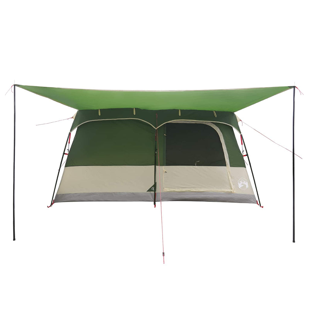 vidaXL Namiot rodzinny zielony 500 x 400 x 230 cm Poliester i Stal