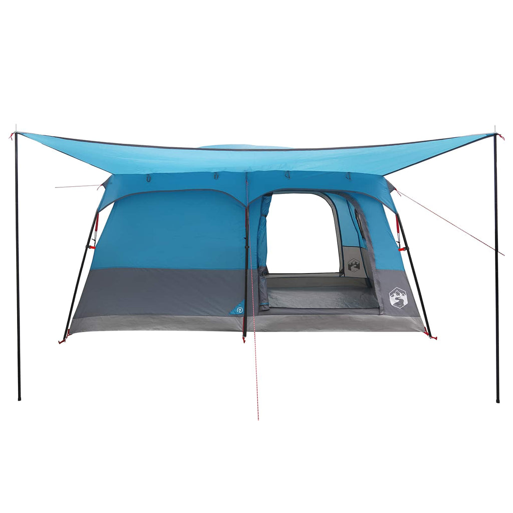 vidaXL Namiot rodzinny niebieski 500 x 400 x 230 cm Poliester i Stal