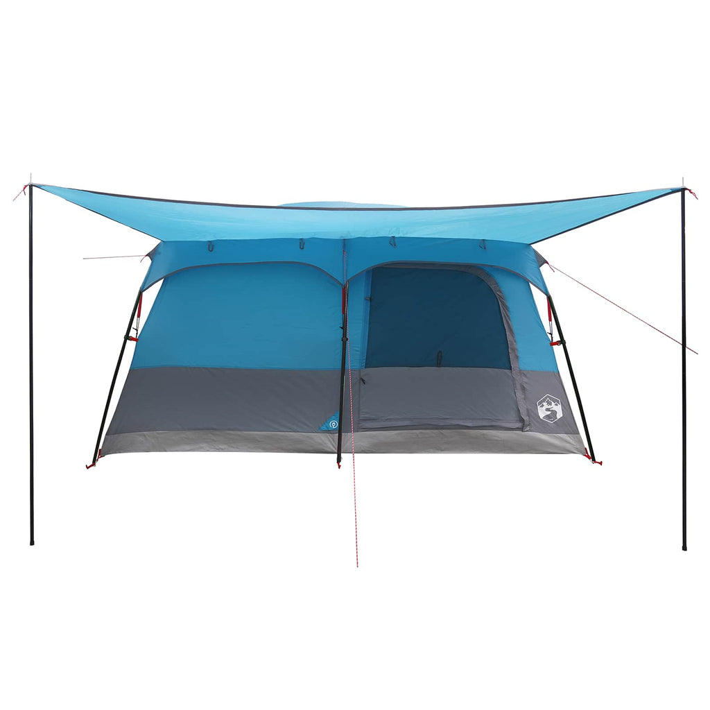 vidaXL Namiot rodzinny niebieski 500 x 400 x 230 cm Poliester i Stal