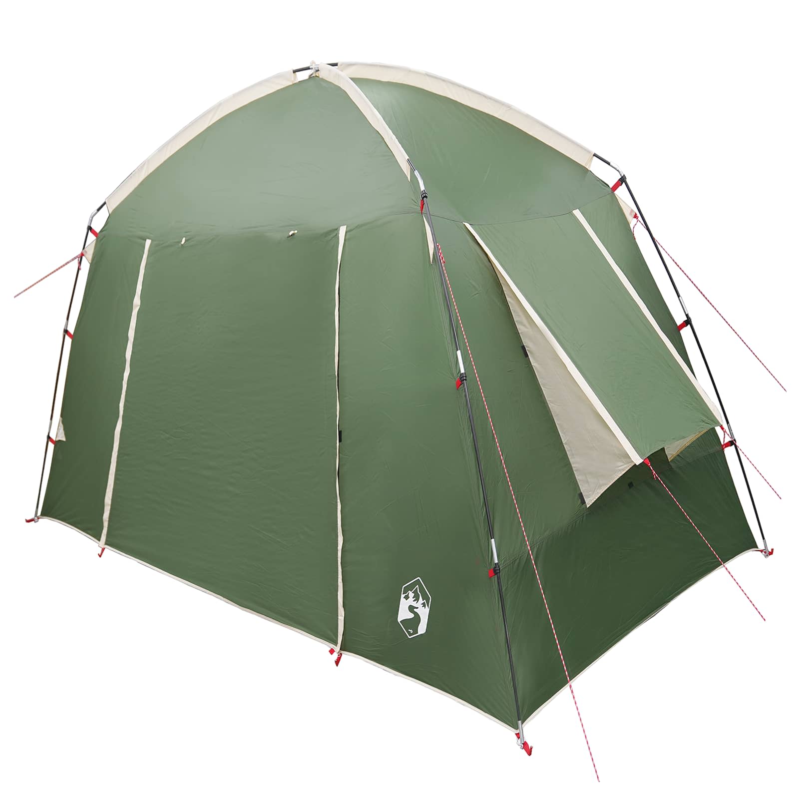 vidaXL Namiot domek z dachem zielony 210 x 210 x 138 cm Poliester