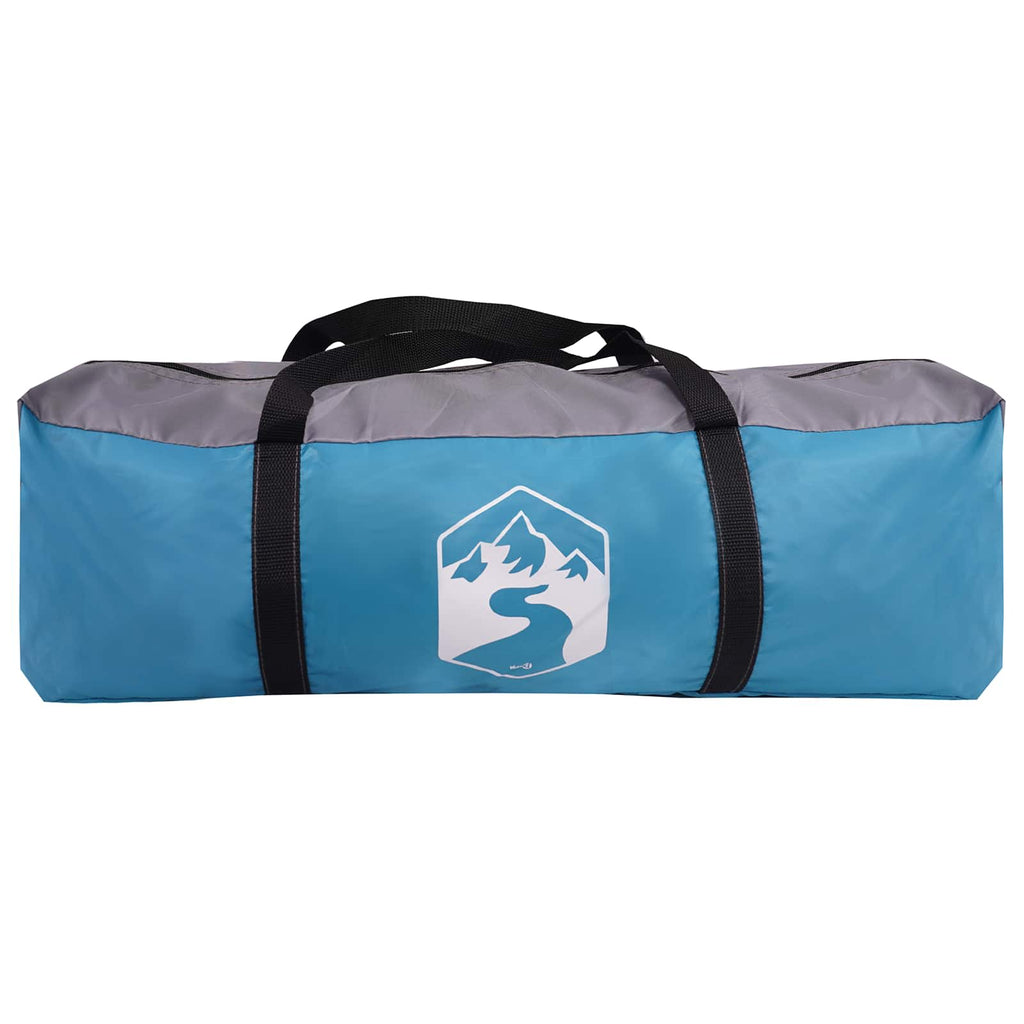 vidaXL Namiot domek z dachem niebieski 210 x 210 x 138 cm Poliester