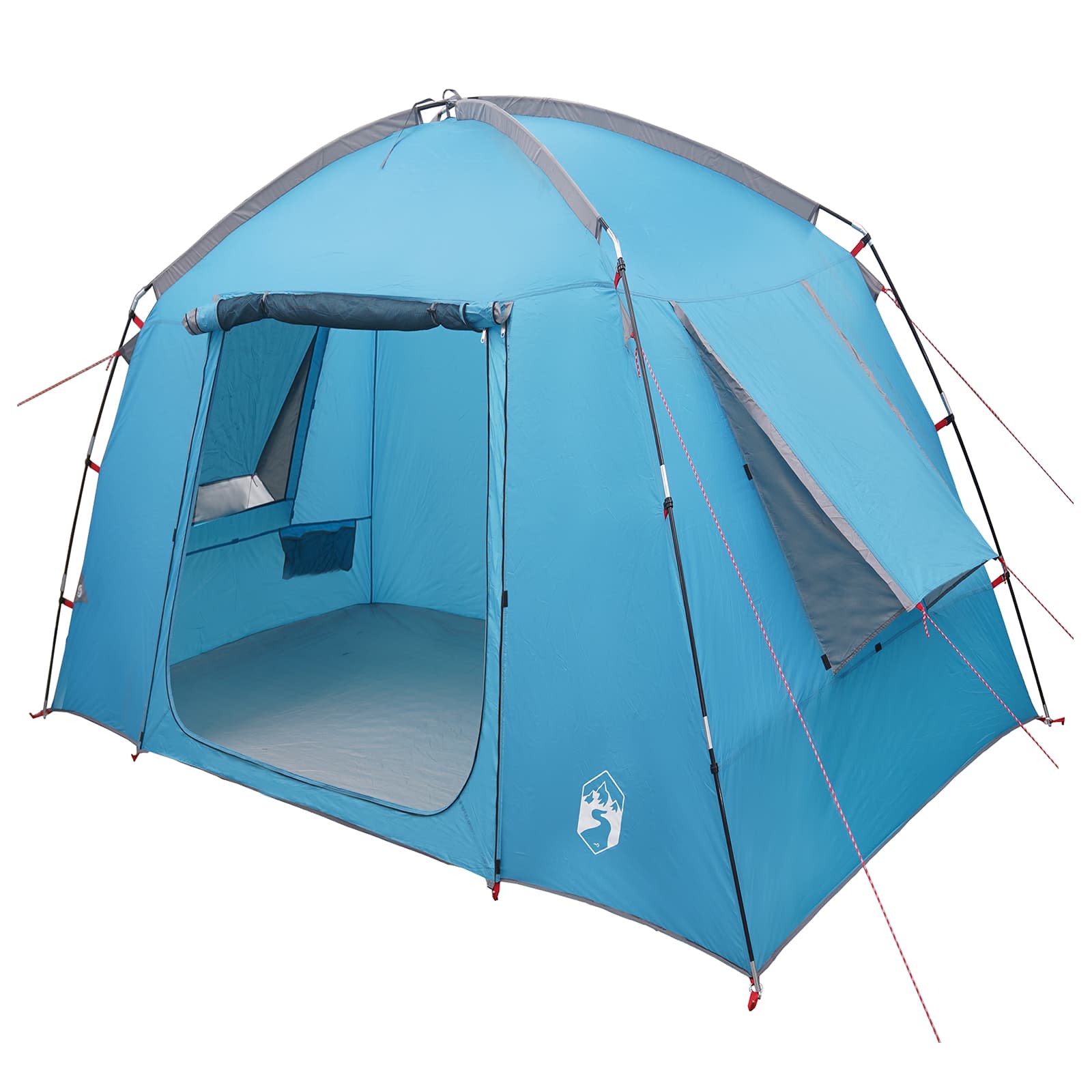 vidaXL Namiot domek z dachem niebieski 210 x 210 x 138 cm Poliester