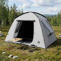 vidaXL Namiot domek Biały Blackout 210 x 210 x 138 cm Poliester