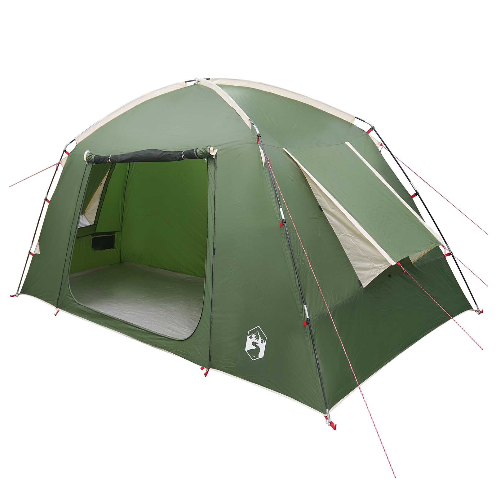 vidaXL Namiot domek z dachem zielony 300 x 210 x 156 cm Poliester