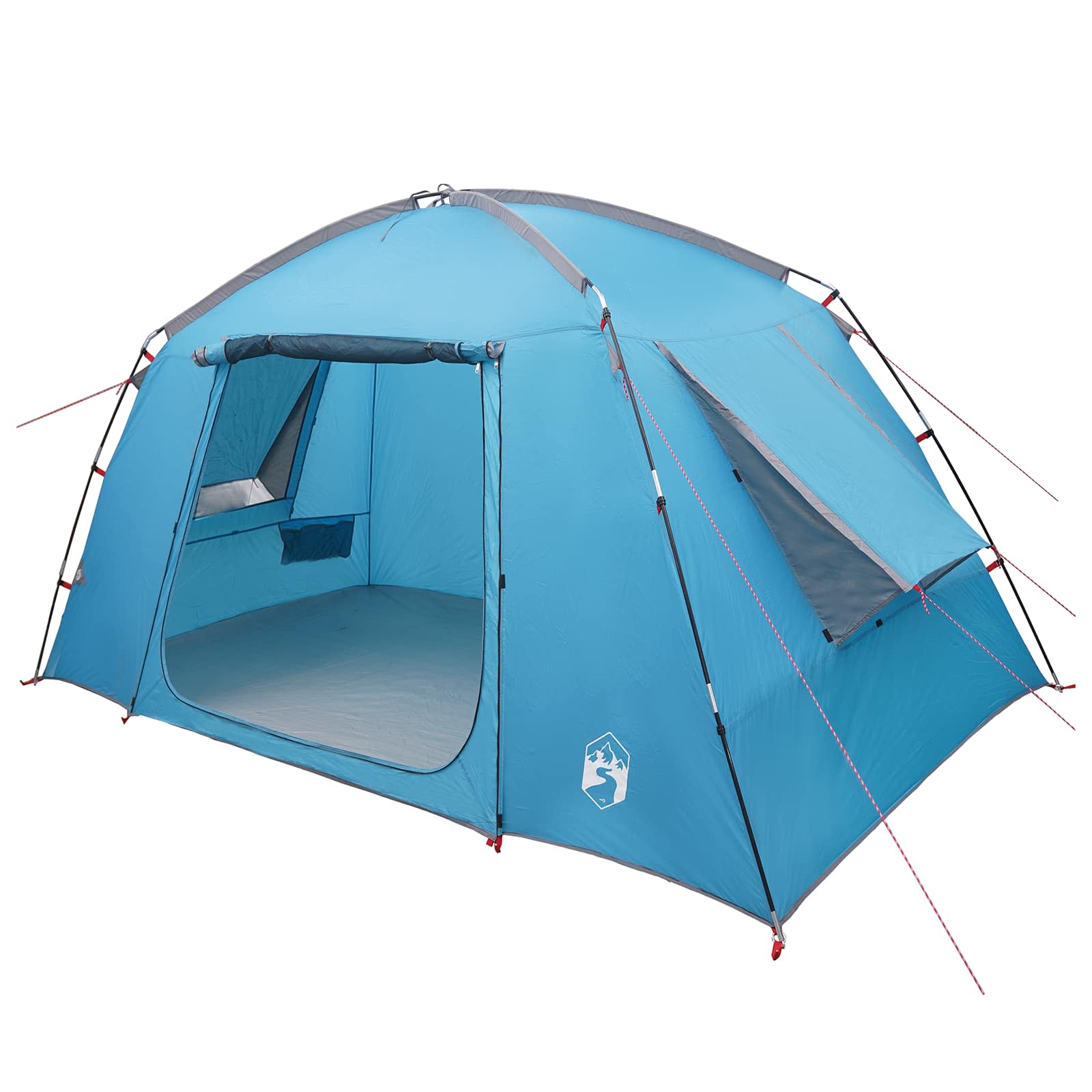 vidaXL Namiot domek z dachem niebieski 300 x 210 x 156 cm Poliester