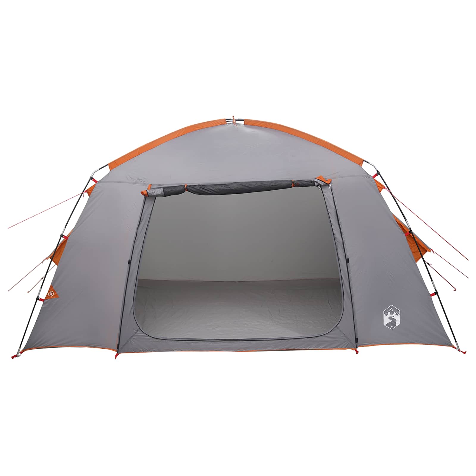 vidaXL Namiot domek Szary i pomarańczowy 300 x 210 x 156 cm Poliester