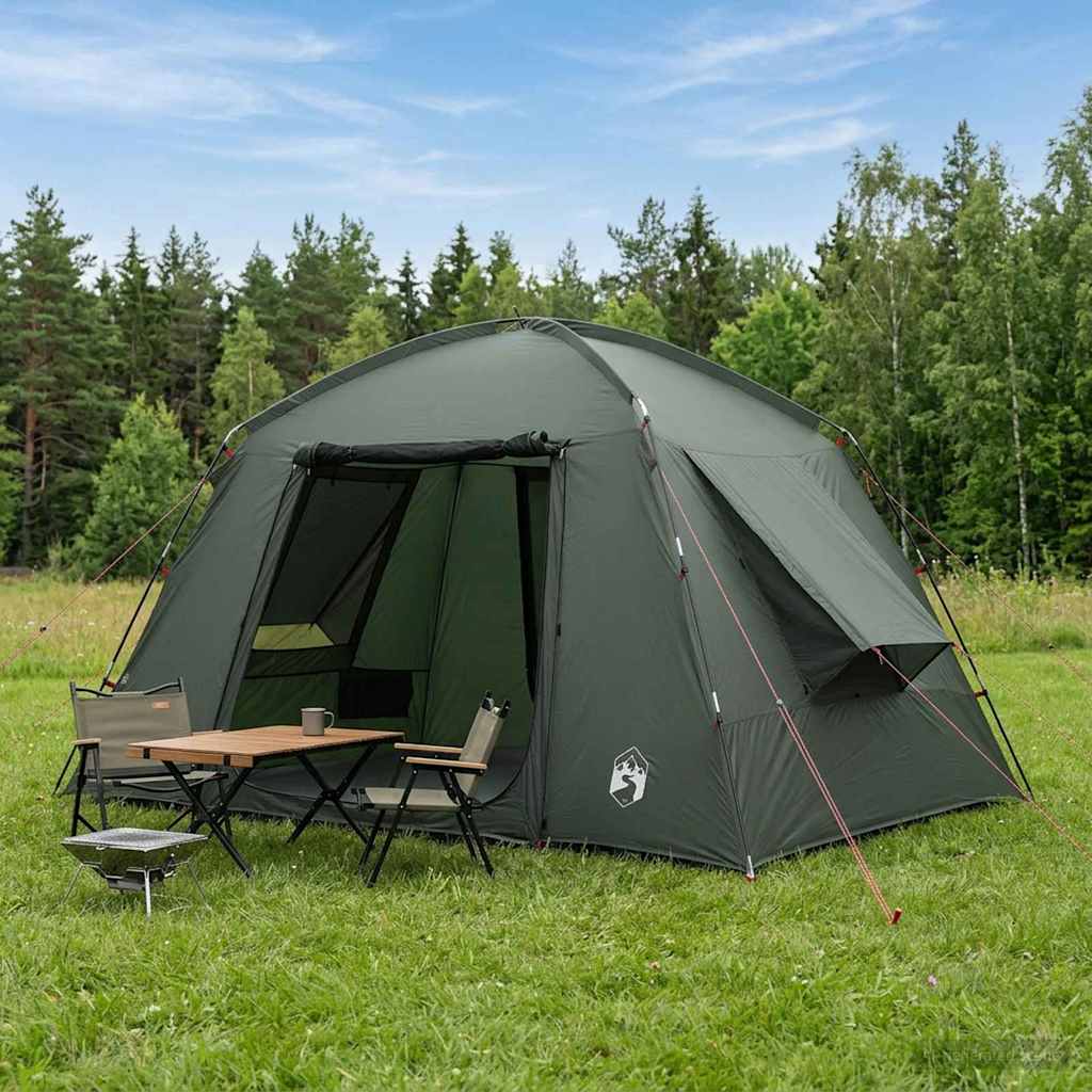 vidaXL Namiot domek Zielony wojskowy 300 x 210 x 156 cm Poliester