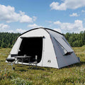 vidaXL Namiot domek Biały Blackout 300 x 210 x 156 cm Poliester