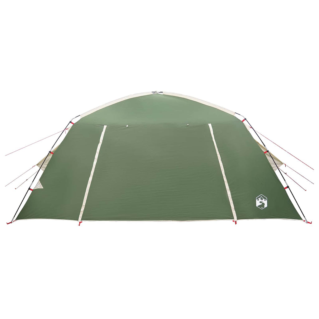 vidaXL Namiot domek z dachem zielony 400 x 210 x 180 cm Poliester