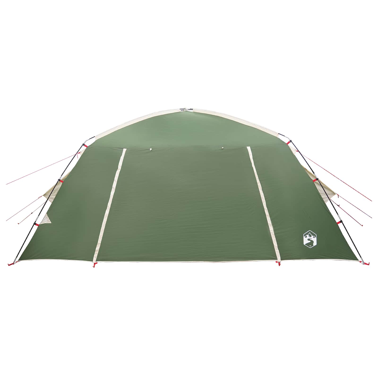 vidaXL Namiot domek z dachem zielony 400 x 210 x 180 cm Poliester