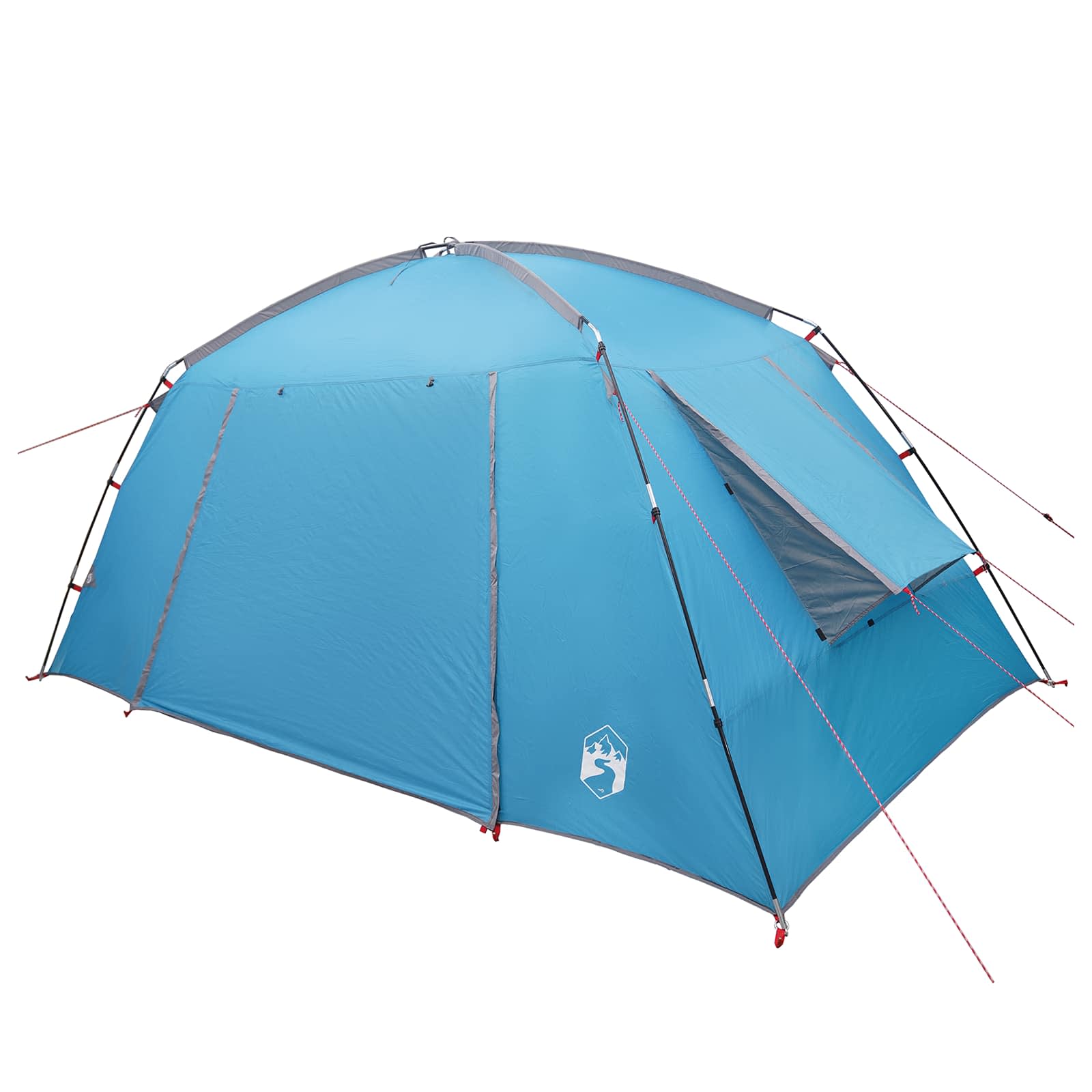 vidaXL Namiot domek z dachem niebieski 400 x 210 x 180 cm Poliester