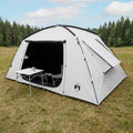 vidaXL Namiot domek Biały Blackout 400 x 210 x 180 cm Poliester