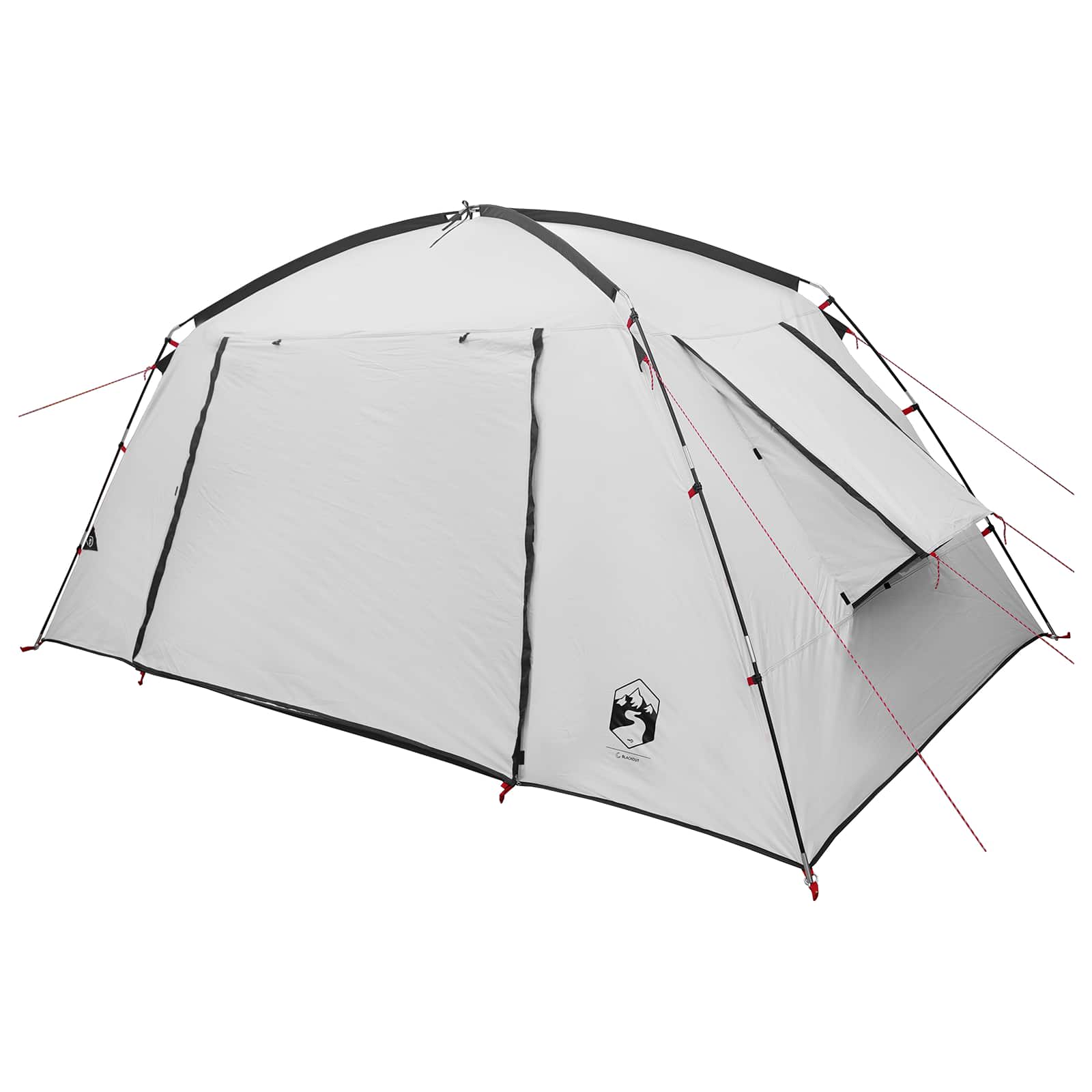 vidaXL Namiot domek Biały Blackout 400 x 210 x 180 cm Poliester