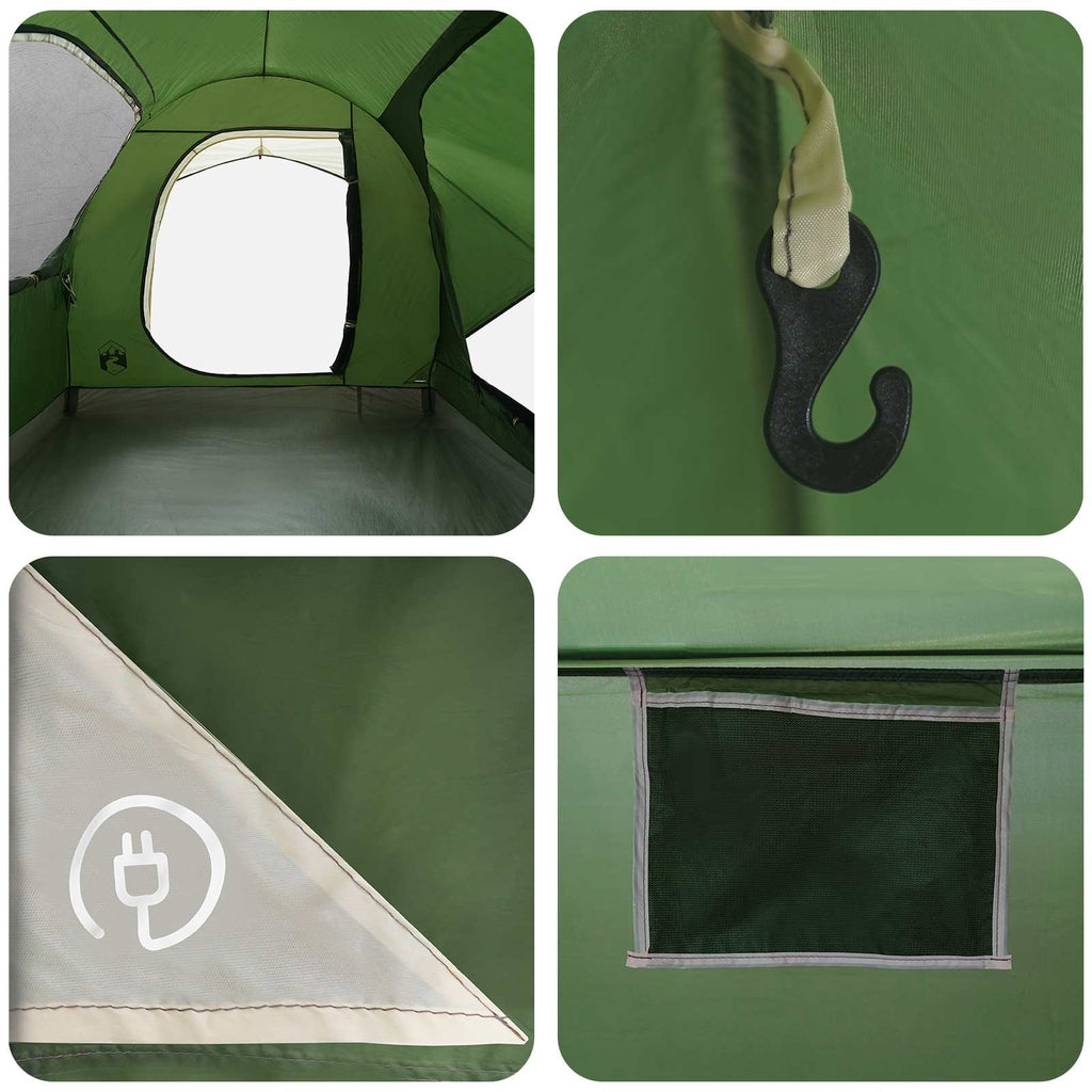 vidaXL Namiot samochodowy zielony 239 x 210 x 210 cm Poliester i Stal