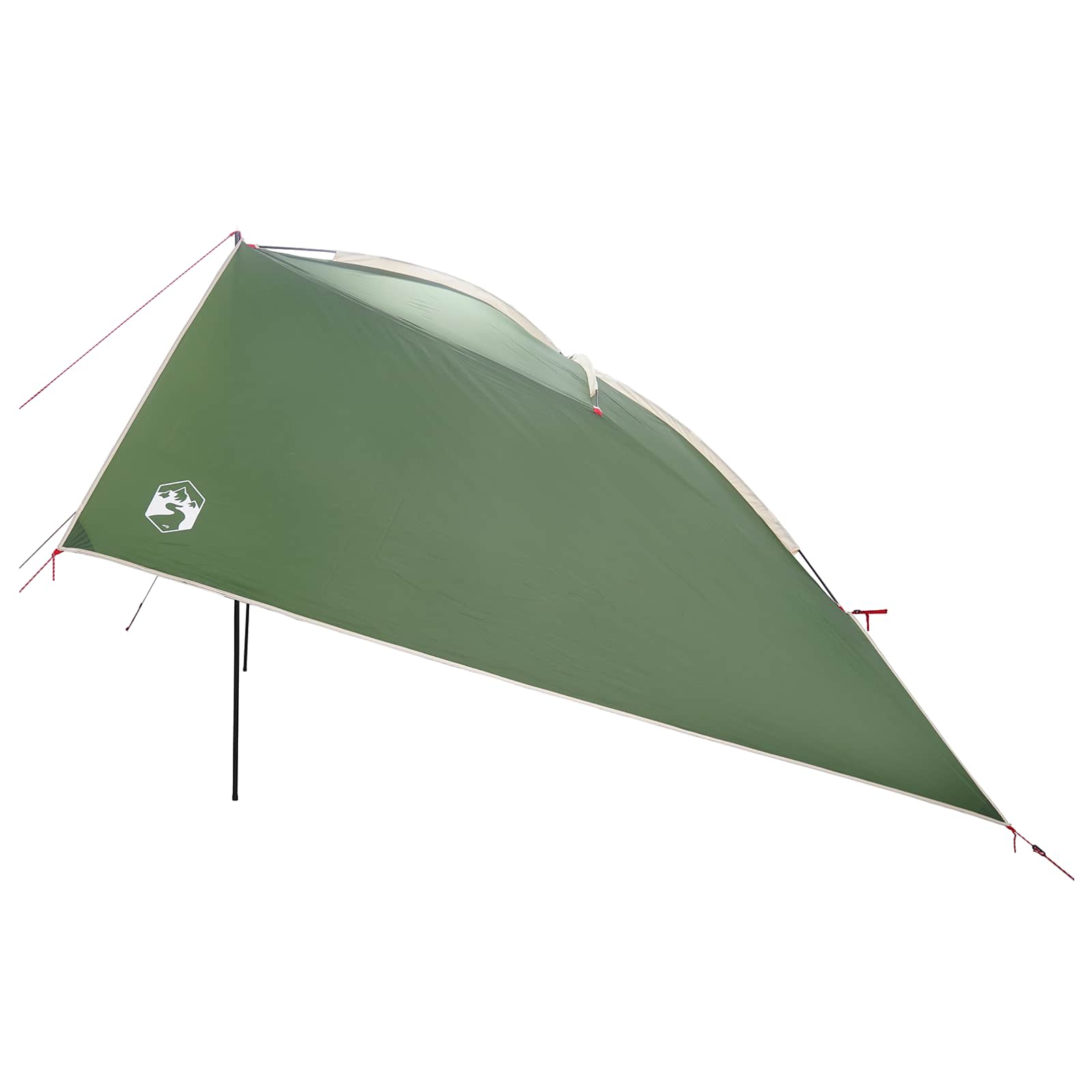 vidaXL Namiot samochodowy zielony 308 x 215 x 220 cm Poliester i Stal