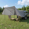 vidaXL Namiot samochodowy Szary i pomarańczowy 308 x 215 x 220 cm