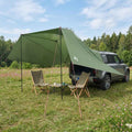 vidaXL Namiot samochodowy zielony 350 x 250 cm Poliester i Stal