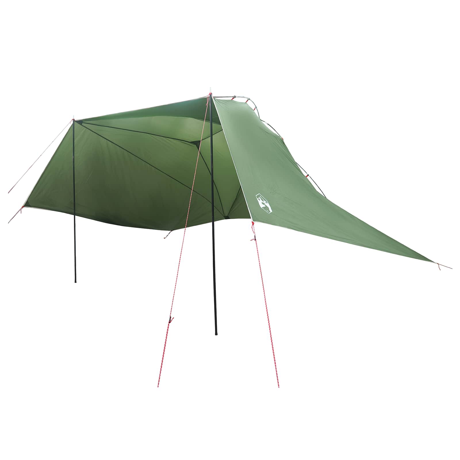 vidaXL Namiot samochodowy zielony 350 x 250 cm Poliester i Stal