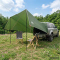 vidaXL Namiot dla pojazdu zielony 518 x 580 x 215 cm Poliester i Stal