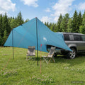 vidaXL Namiot dla pojazdu z dachem niebieski 518 x 580 x 215 cm
