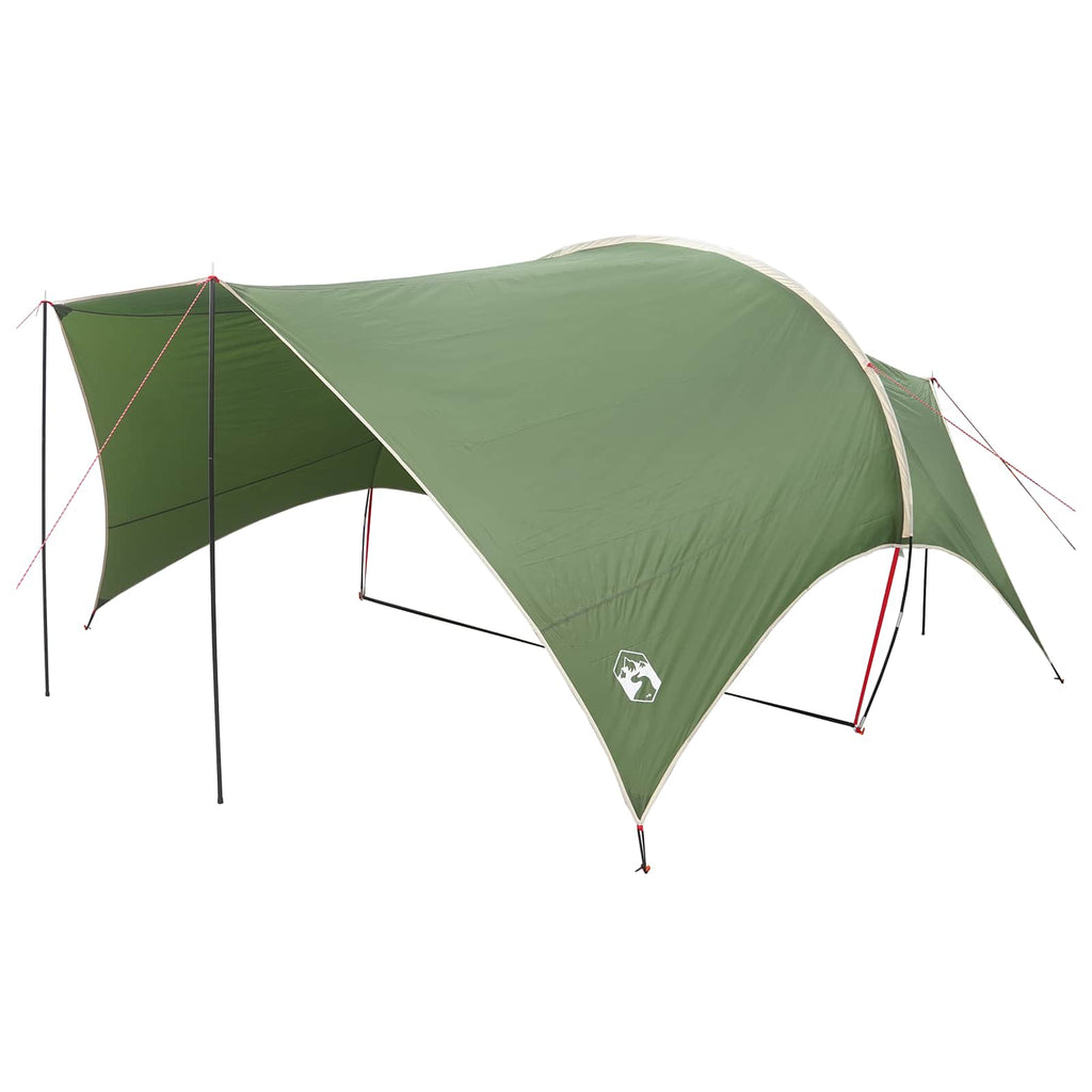 vidaXL Wodoodporny tarp do campingu zielony 550 x 400 x 230 cm