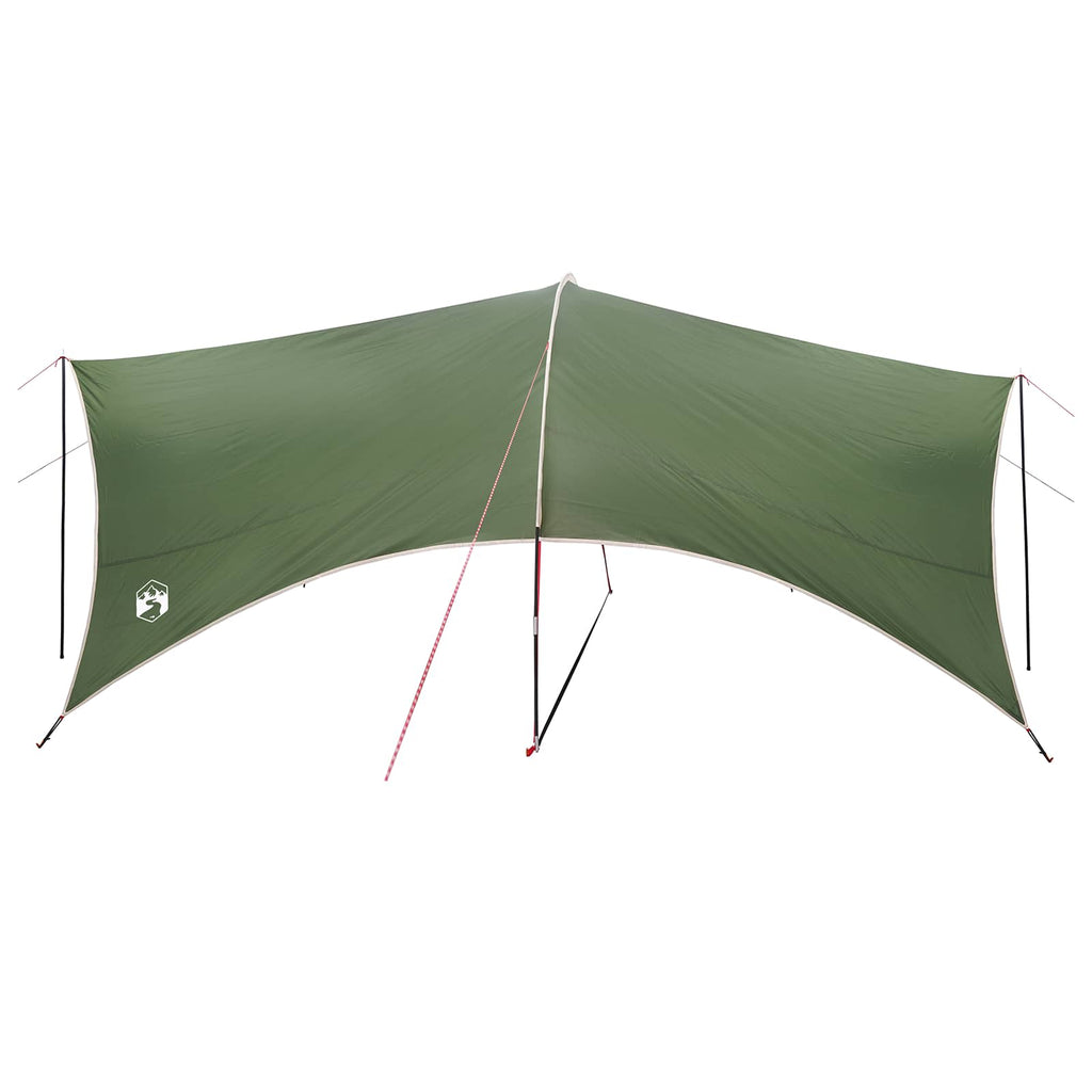 vidaXL Wodoodporny tarp do campingu zielony 550 x 400 x 230 cm