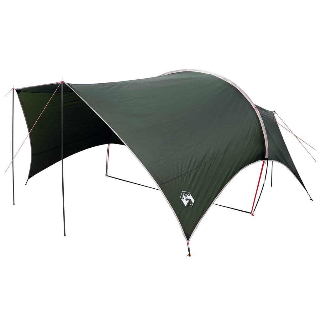 vidaXL Wodoodporny tarp do campingu Zielony wojskowy
