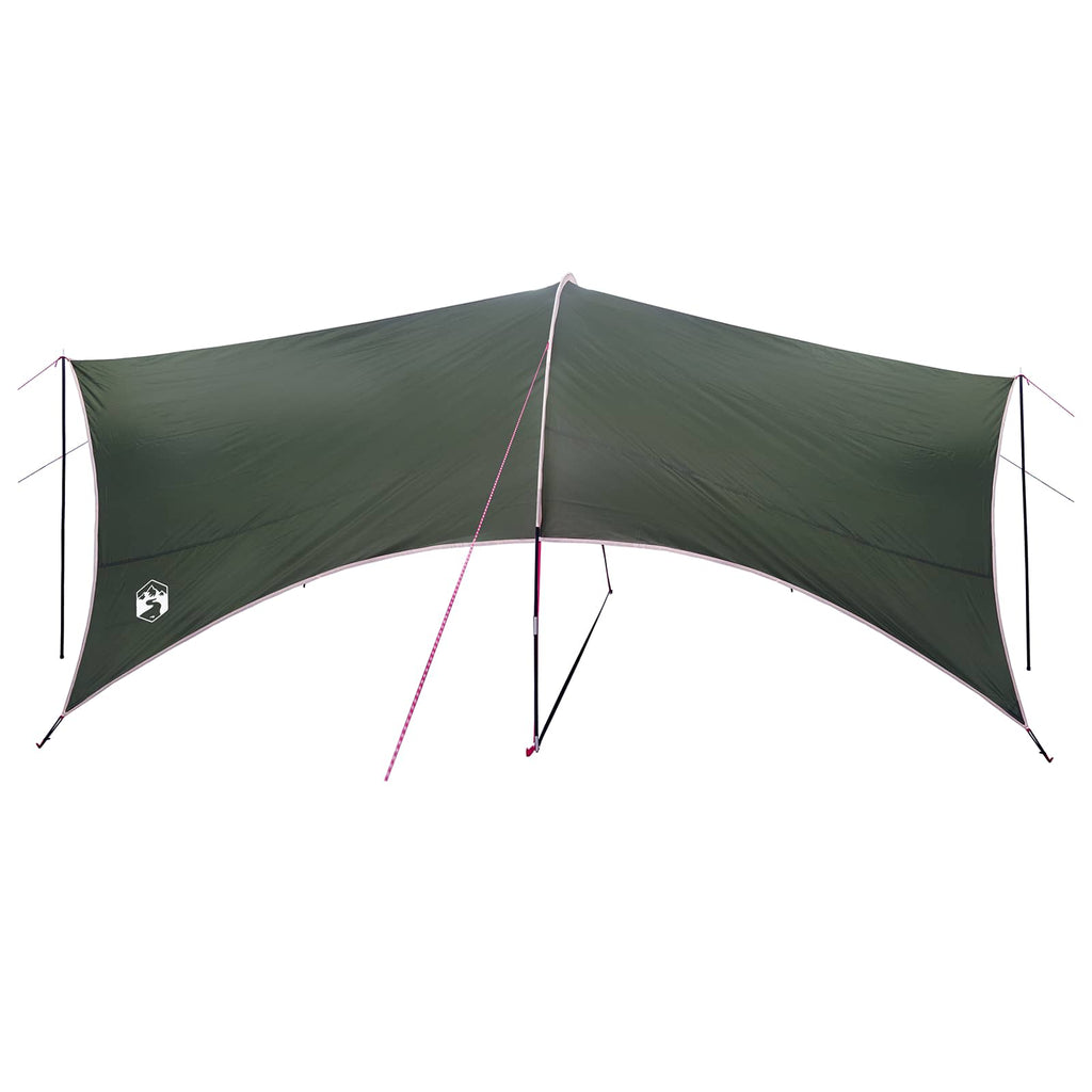 vidaXL Wodoodporny tarp do campingu Zielony wojskowy