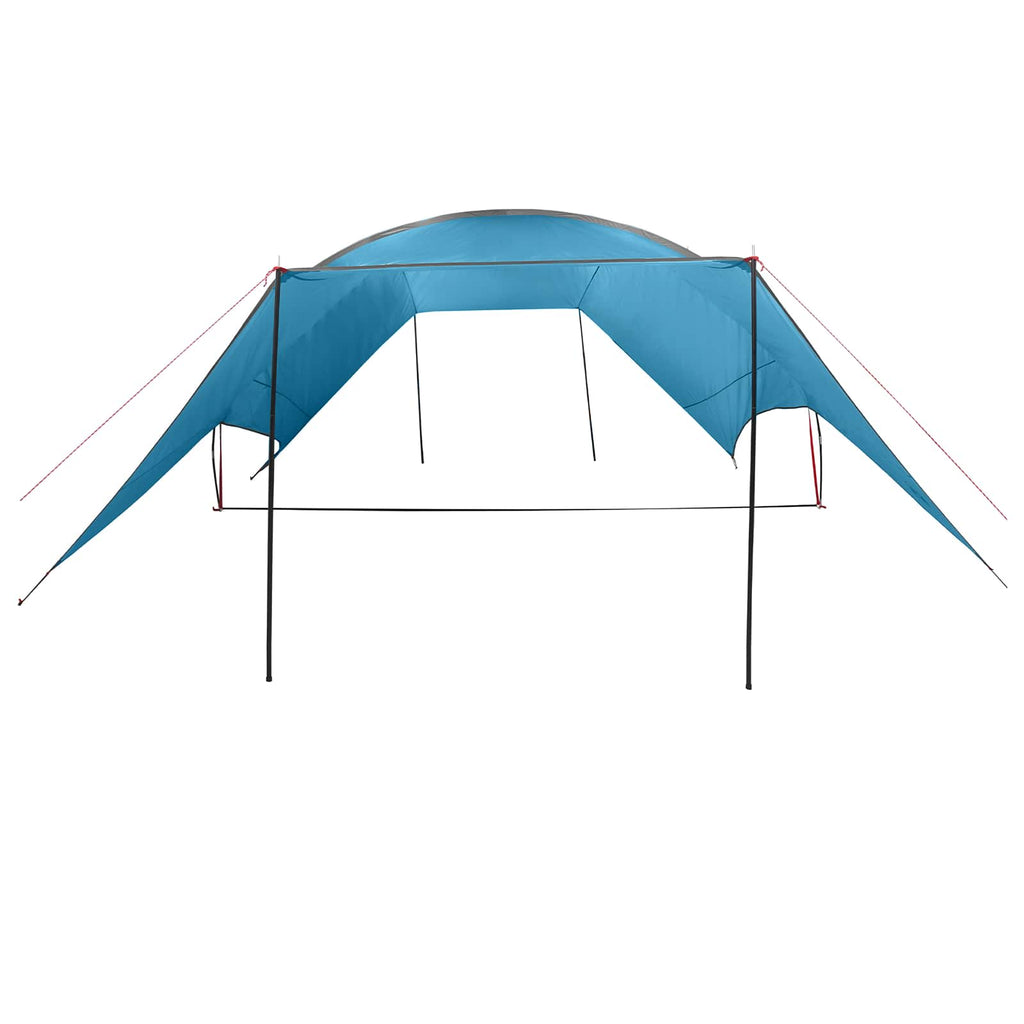 vidaXL Wodoodporny tarp do campingu niebieski 695 x 580 x 200 cm