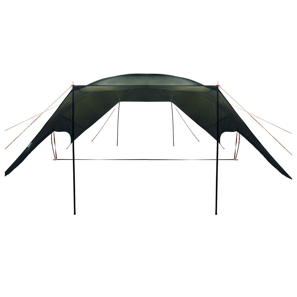 vidaXL Wodoodporny tarp do campingu Zielony wojskowy