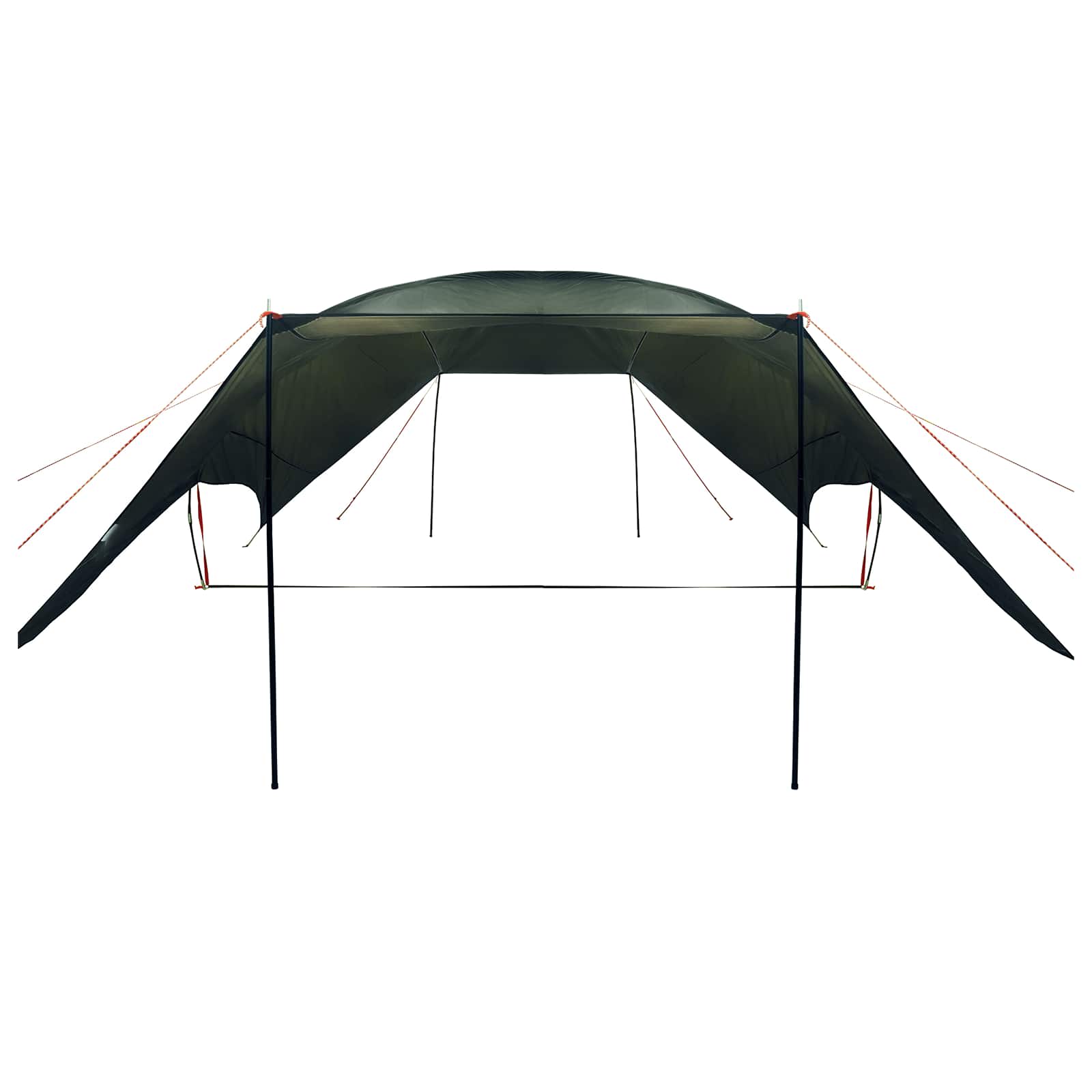 vidaXL Wodoodporny tarp do campingu Zielony wojskowy
