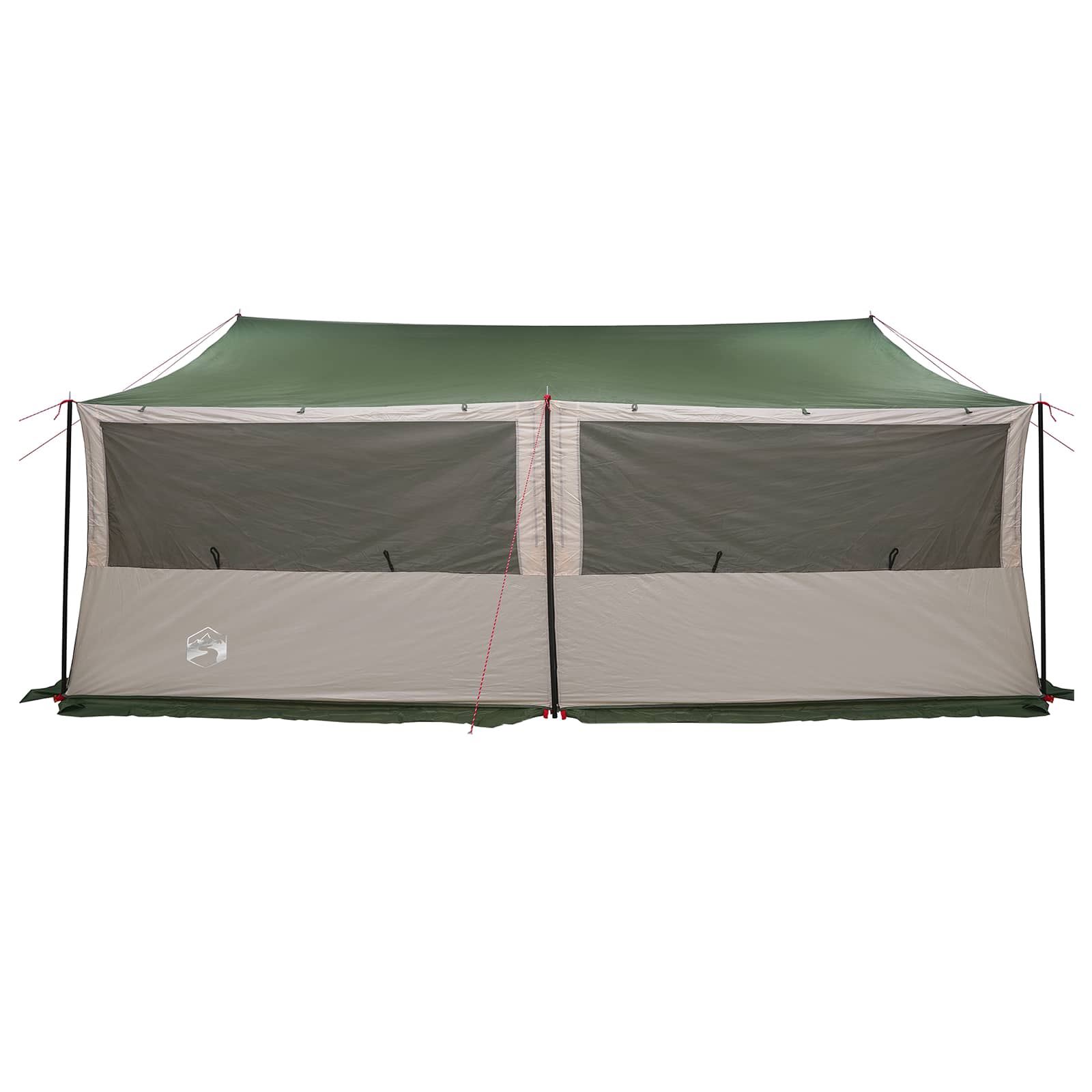 vidaXL Namiot rodzinny zielony 600 x 400 x 268 cm Poliester i Stal