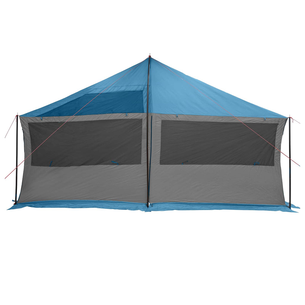 vidaXL Namiot rodzinny niebieski 600 x 400 x 268 cm Poliester i Stal