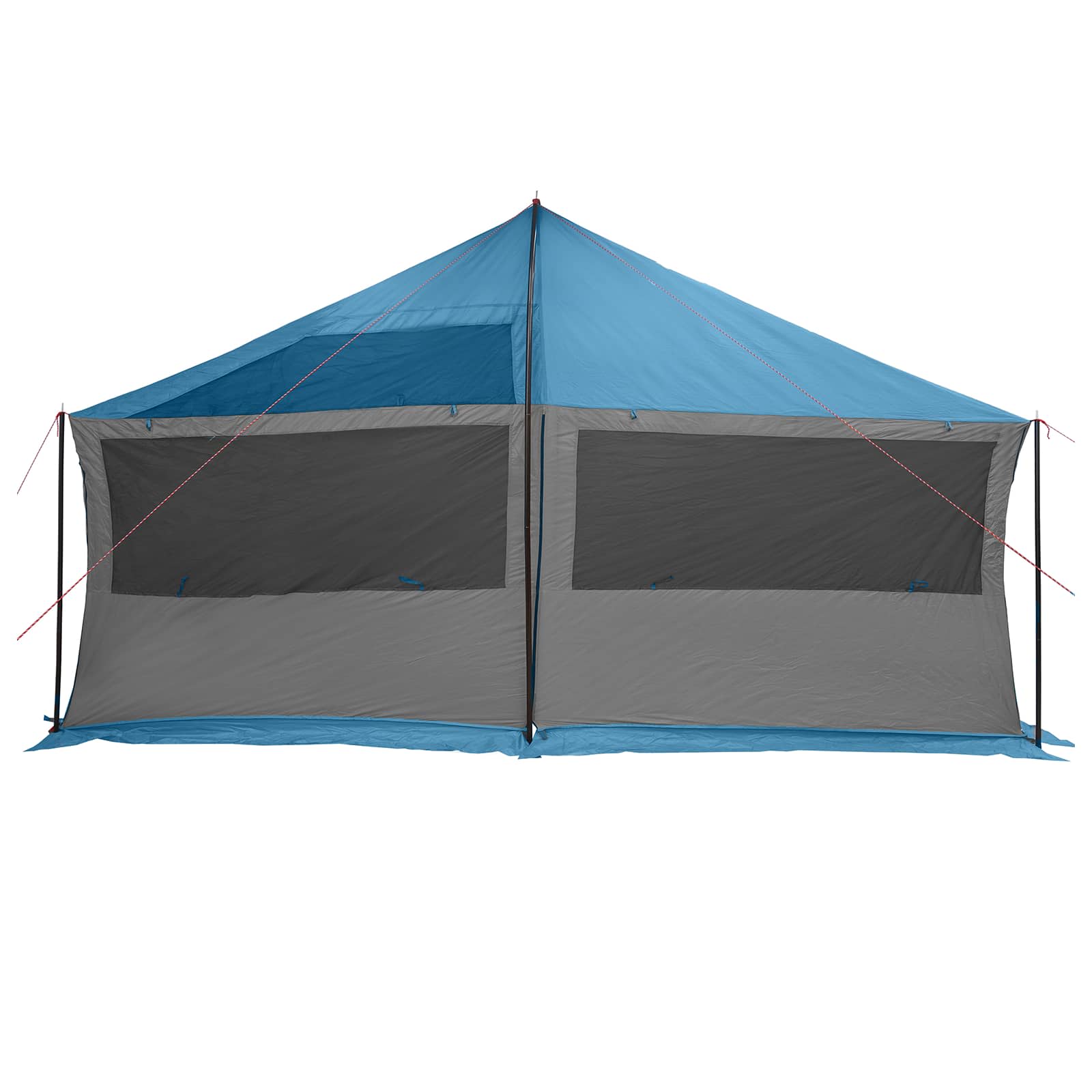 vidaXL Namiot rodzinny niebieski 600 x 400 x 268 cm Poliester i Stal