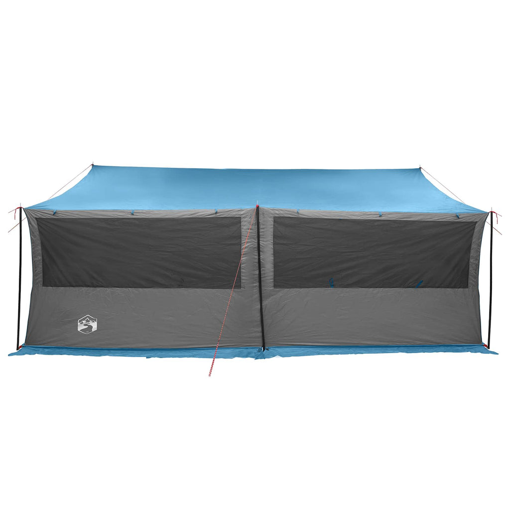 vidaXL Namiot rodzinny niebieski 600 x 400 x 268 cm Poliester i Stal