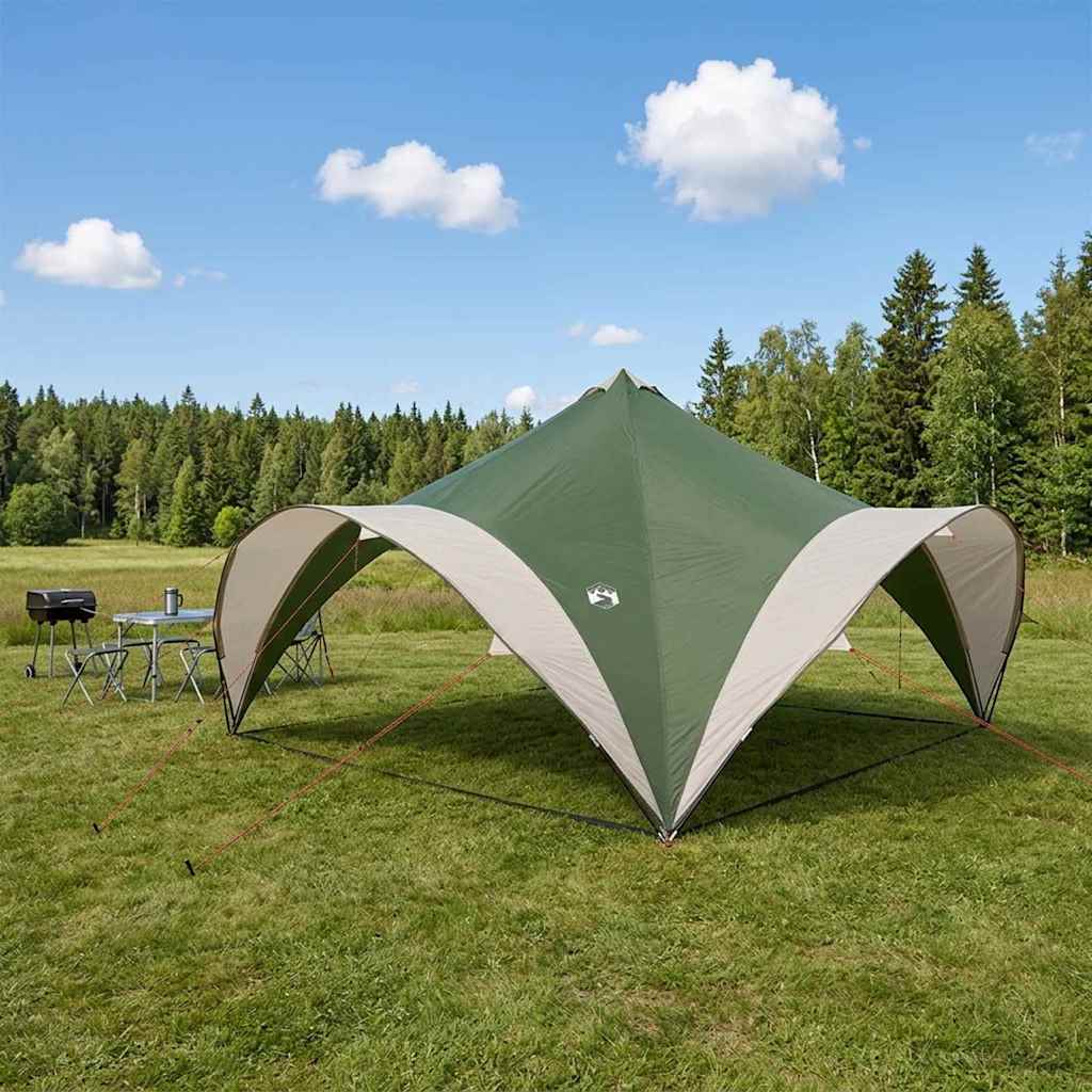vidaXL Namiot Imprezowy zielony 500 x 500 x 350 cm Poliester i Stal