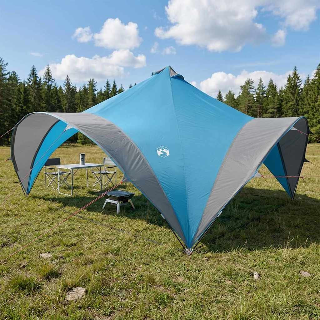 vidaXL Namiot Imprezowy niebieski 500 x 500 x 350 cm Poliester i Stal