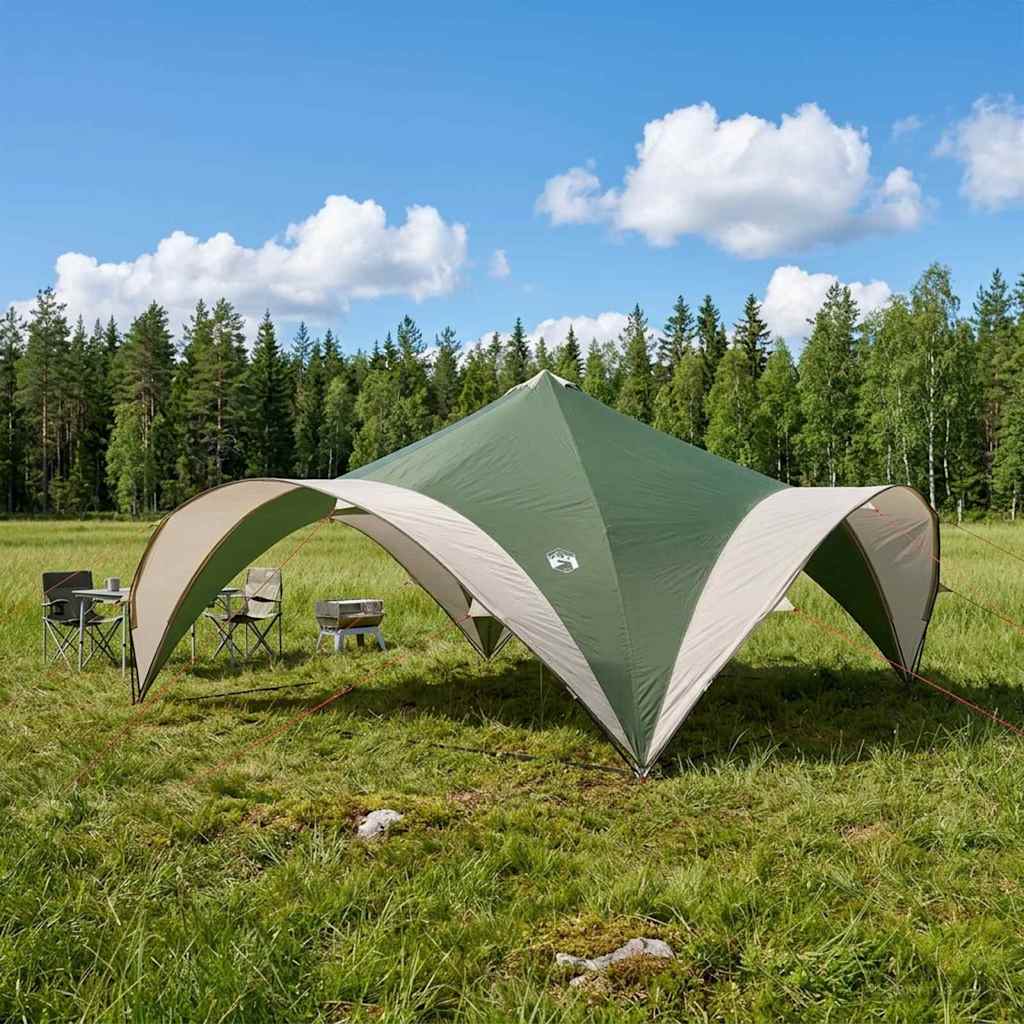 vidaXL Namiot Imprezowy zielony 400 x 400 x 320 cm Poliester i Stal