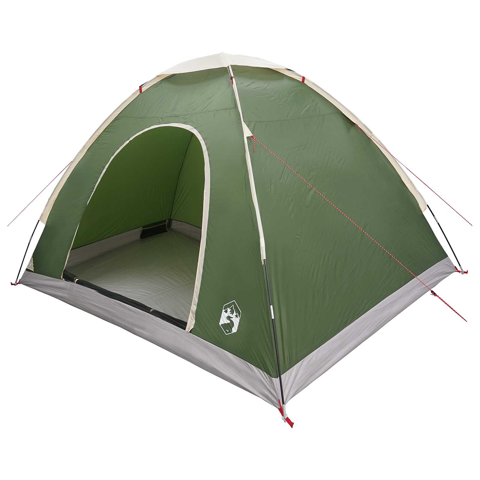 vidaXL Namiot campingowy z dachem zielony 275 x 215 x 125 cm