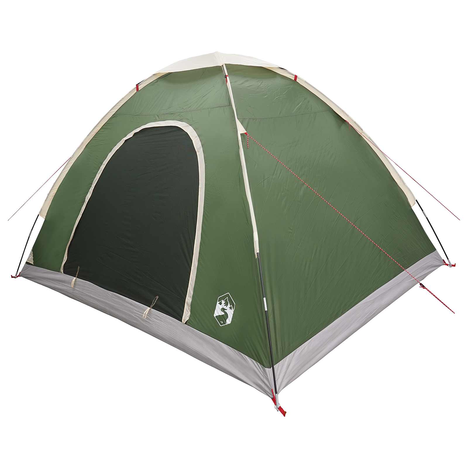 vidaXL Namiot campingowy z dachem zielony 275 x 215 x 125 cm