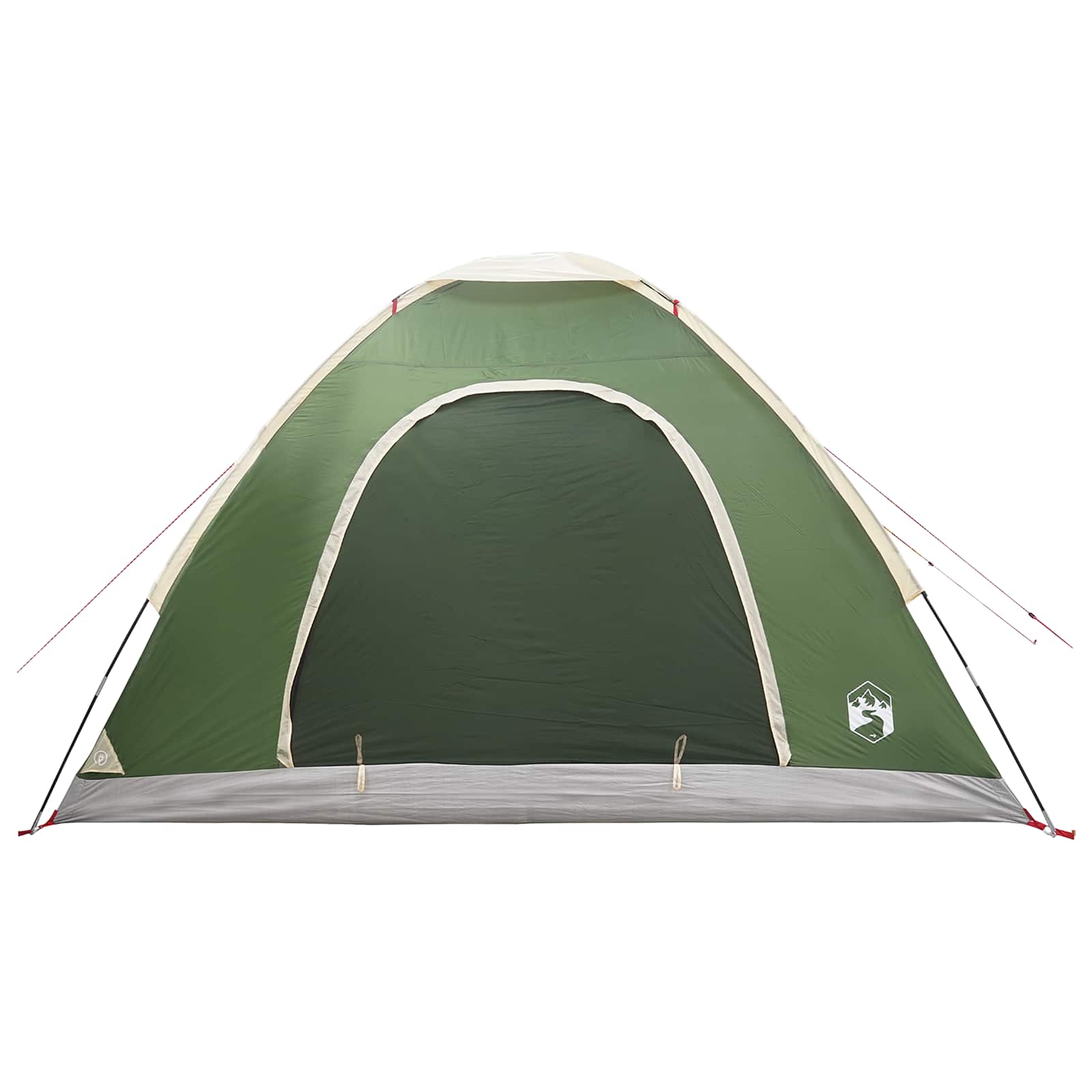 vidaXL Namiot campingowy z dachem zielony 275 x 215 x 125 cm