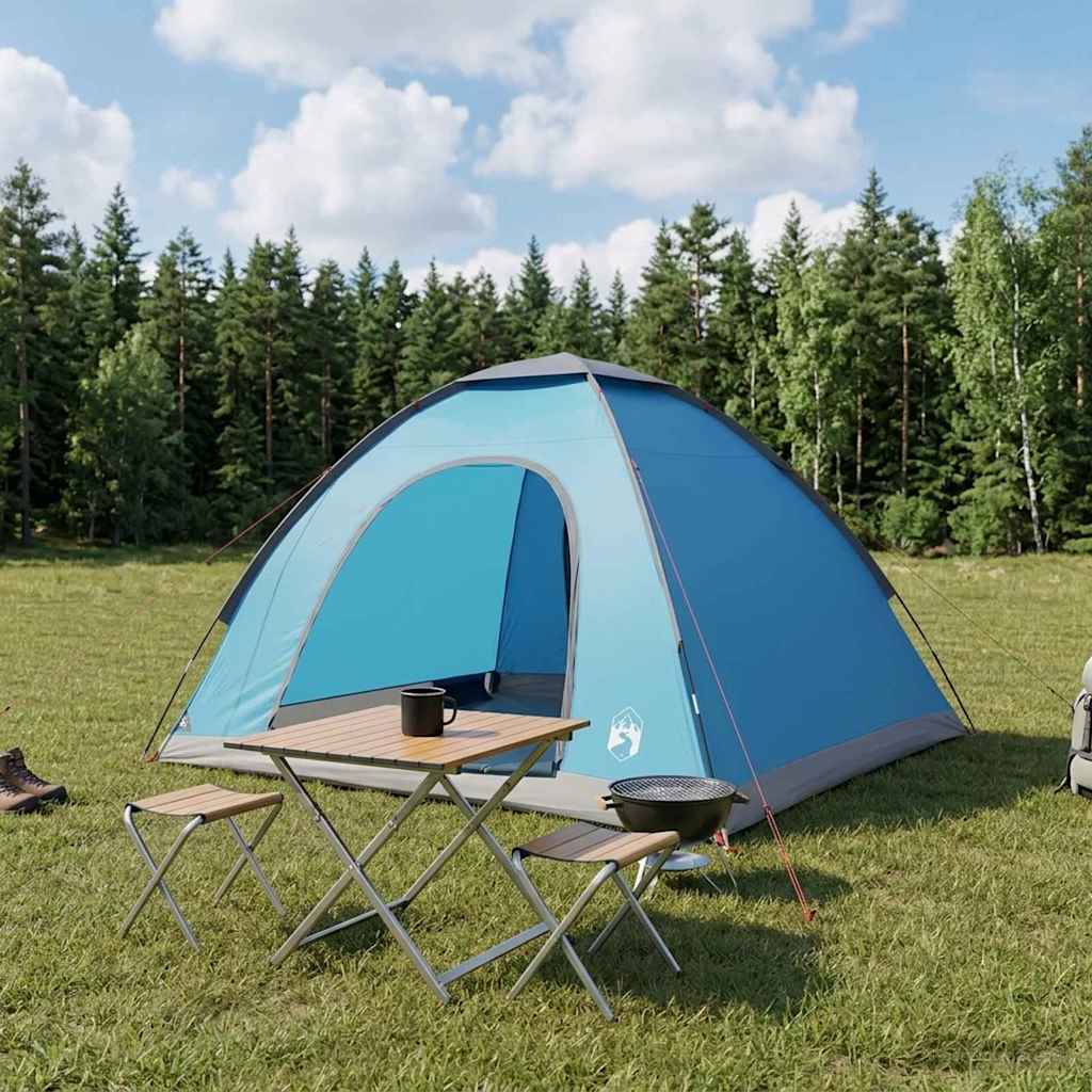 vidaXL Namiot campingowy z dachem niebieski 275 x 215 x 125 cm