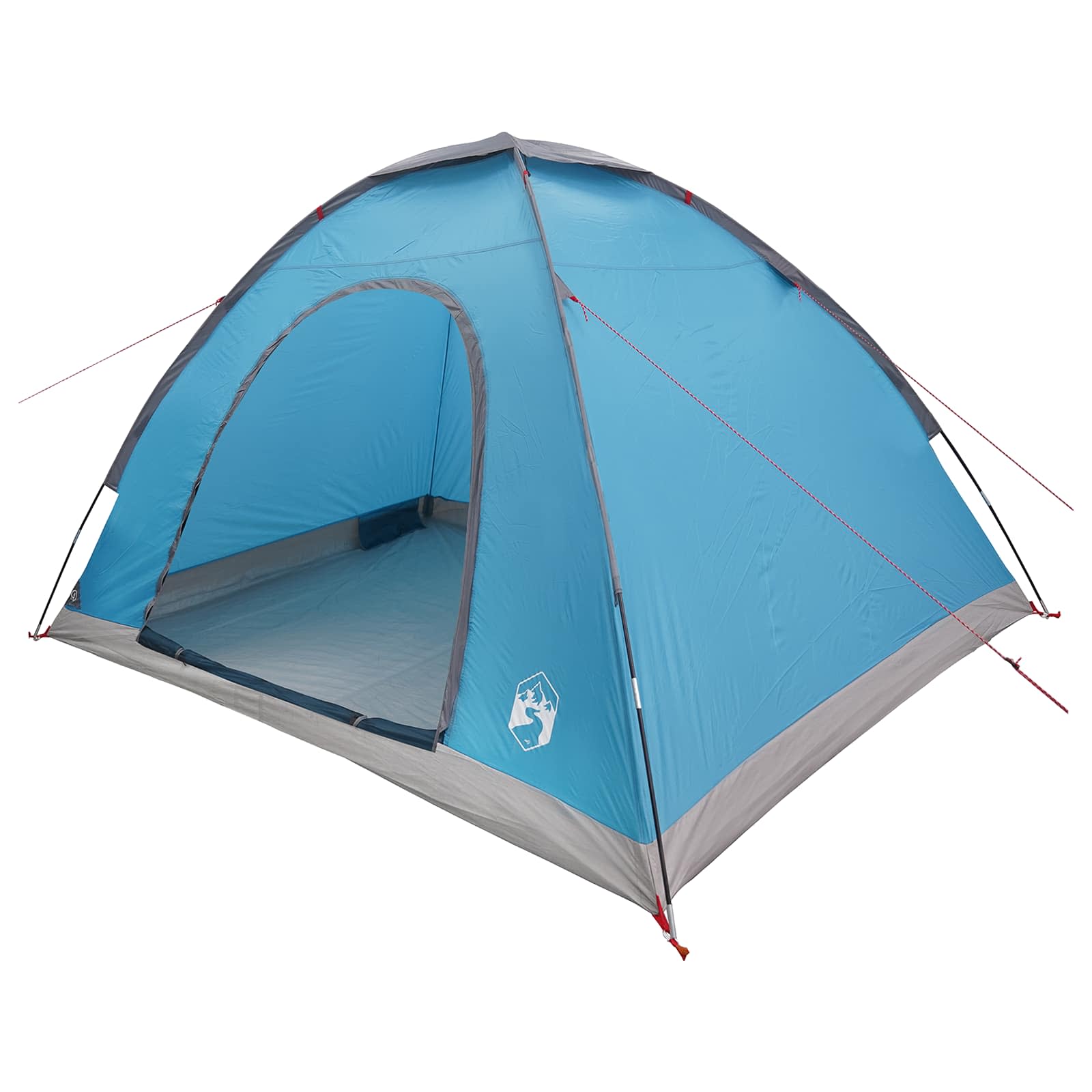 vidaXL Namiot campingowy z dachem niebieski 275 x 215 x 125 cm